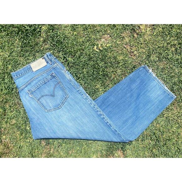 Vintage Y2K Levi’s SilverTab Baggy Fit Light Wash Blue Jeans Men’s 38x30 - Picture 1 of 11